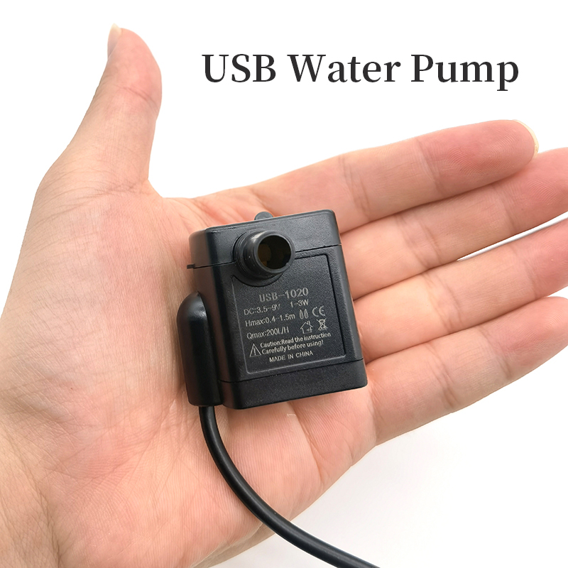 Mini USB Water Pumps DIY Aquarium Filter  Low Noise Brushless Motor Pump Aquarium Accessories Submersible Water Cycle for Pet