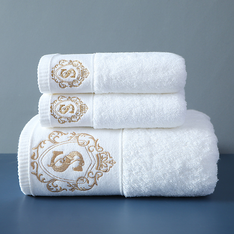  High-grade   Towels Bathroom Face Bath Towel Set Soft Five Star el Towel adults Serviette  80x160cm