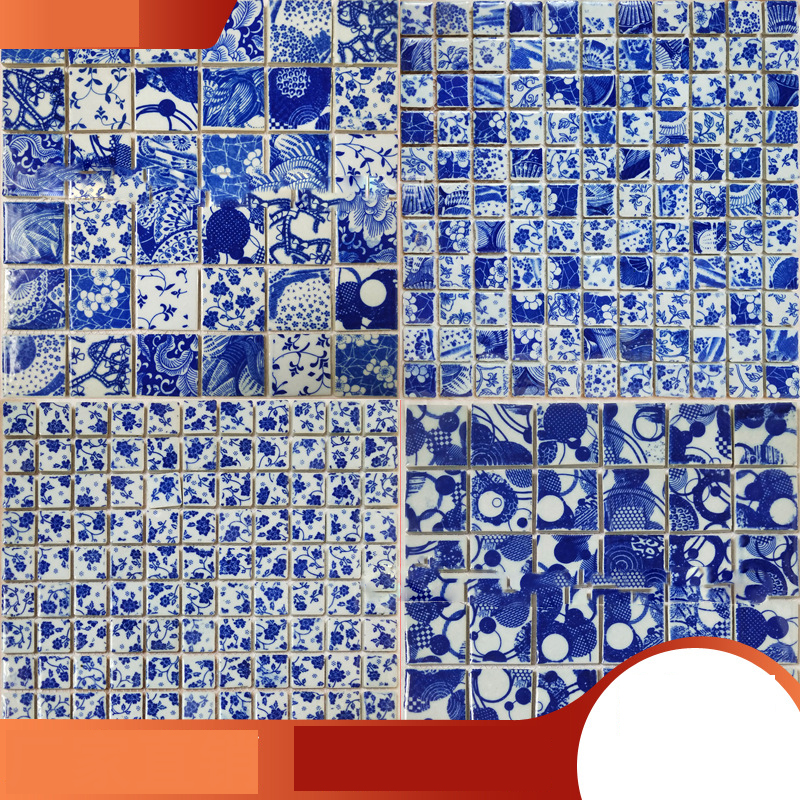 100g Ceramic Mosaic Tiles Square Stones DIY Arts Mosaic Making for Crafs Hobby Arts Home Wall Decoration