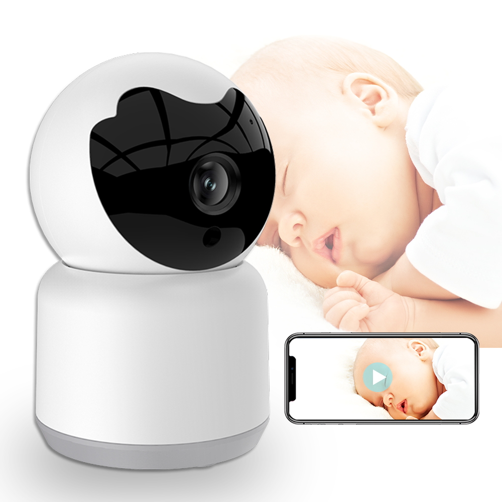 WiFi Baby Monitor With Camera 1080P HD Video Baby Sleeping Nanny Cam Two Way Audio Night Vision Home Security Babyphone Camera