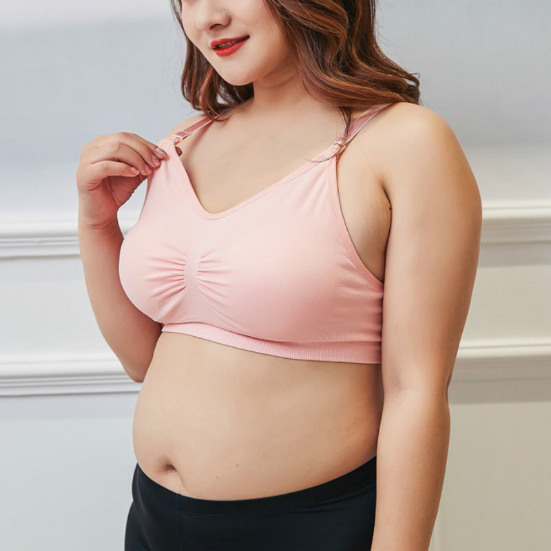 3XL Maternity Nursing Bra Breathable Thin Cup Wirefree Pregnancy Breastfeeding Bra Women Underwear Lactancia Plus Size