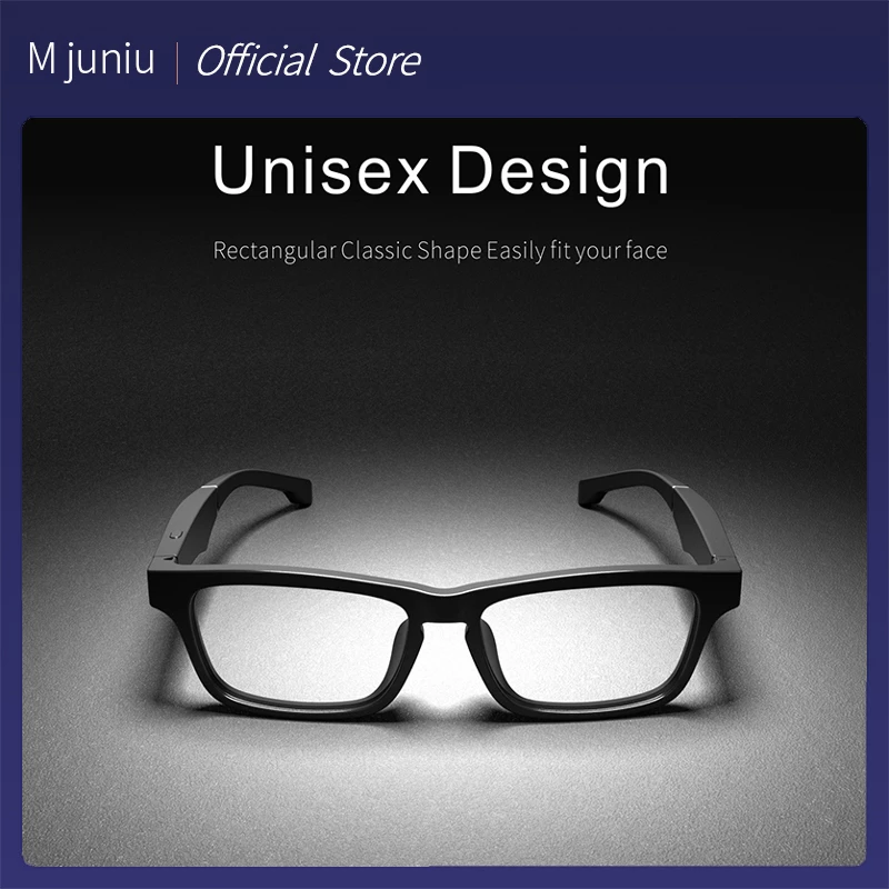 Smart Glasses Wireless Bluetooth 5.0 Sunglasses Outdoor Smart Sport Hands-Free Calling Calling Music Anti-Blue Eyeglasses