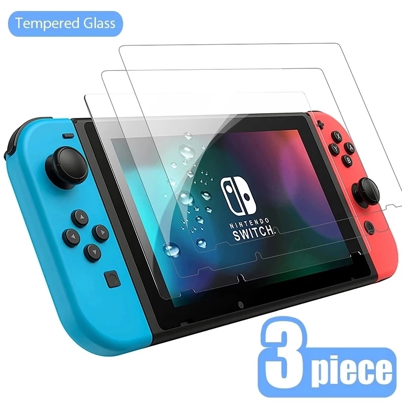1/2/3PCS Protective Tempered Glass For Nintend Switch Lite Screen Protector Film For Nintendos Switch NS OLED Glass Accessories