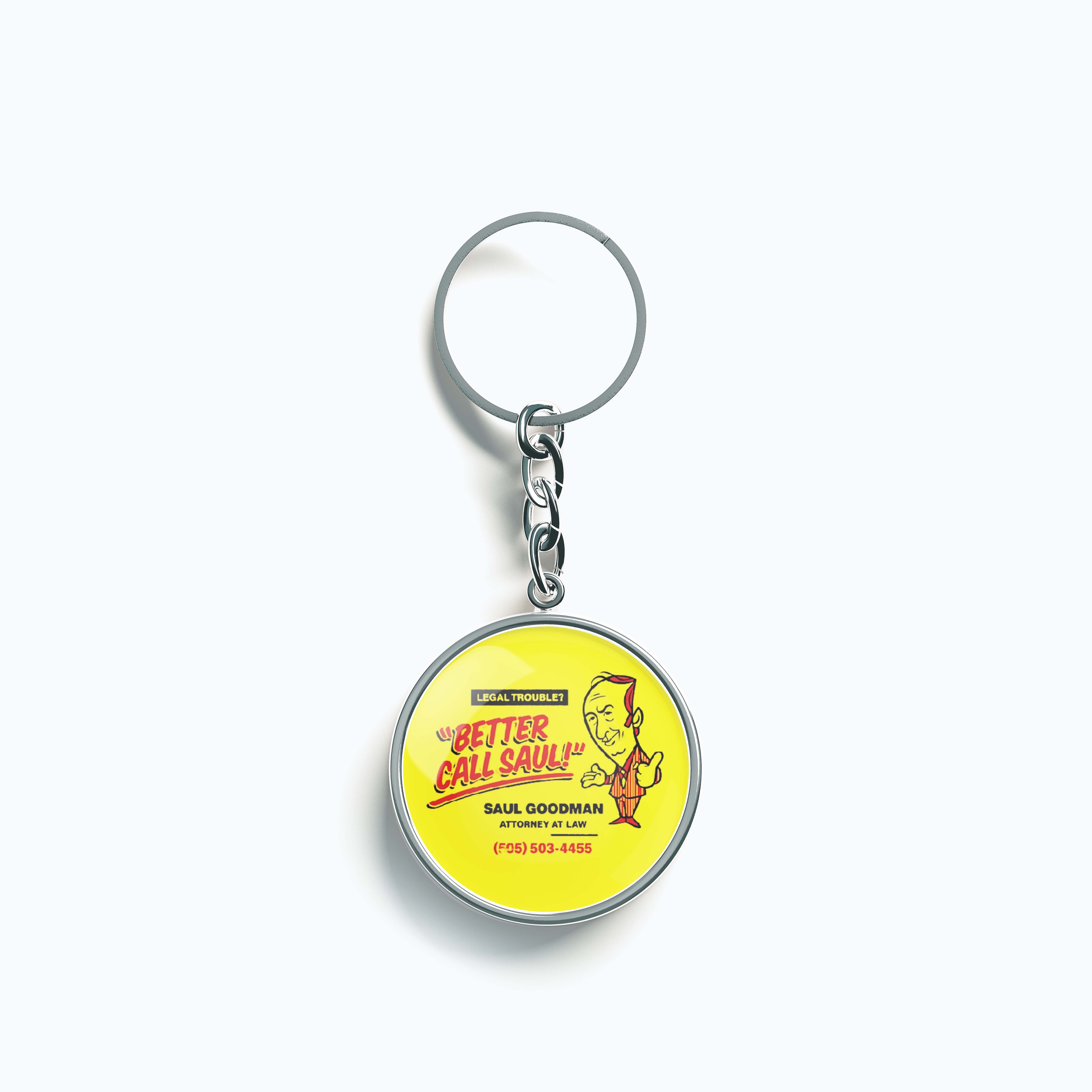 Better Call Saul Saul Goodman Breaking Bad  Keychain Jewelry Lady Crescent Boy  Jewelry Accessories Party Chain Gifts