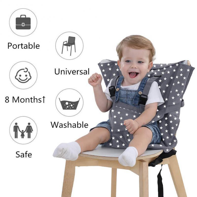 Baby Eating Dining Chair Seat Belt Portable High Chair Cloth Seat Belt Kids Feeding Safety Protection Guard Car Seat Accessories