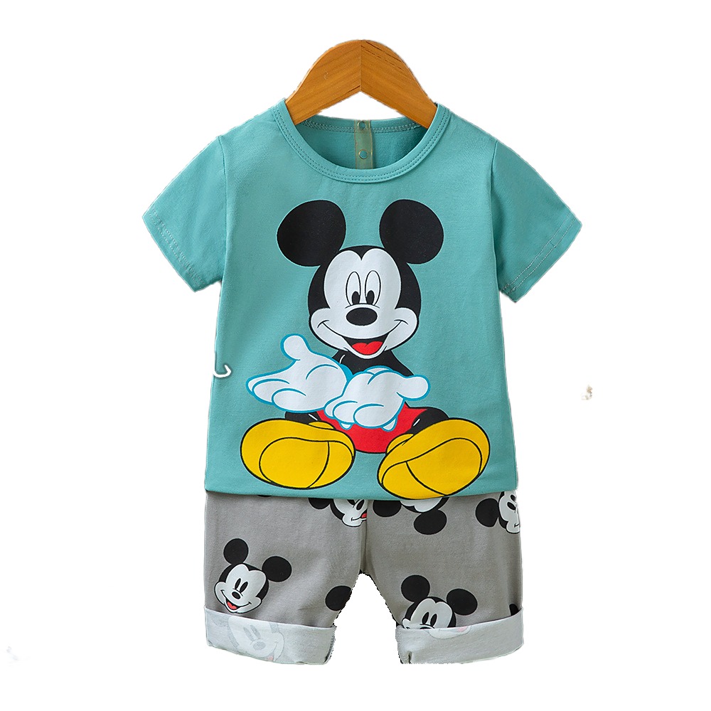 Baby Boy Clothes high  Cotton Clothing Summer Clothes For Babies  T-shirts + shorts Pants For Kids leisure clothes se