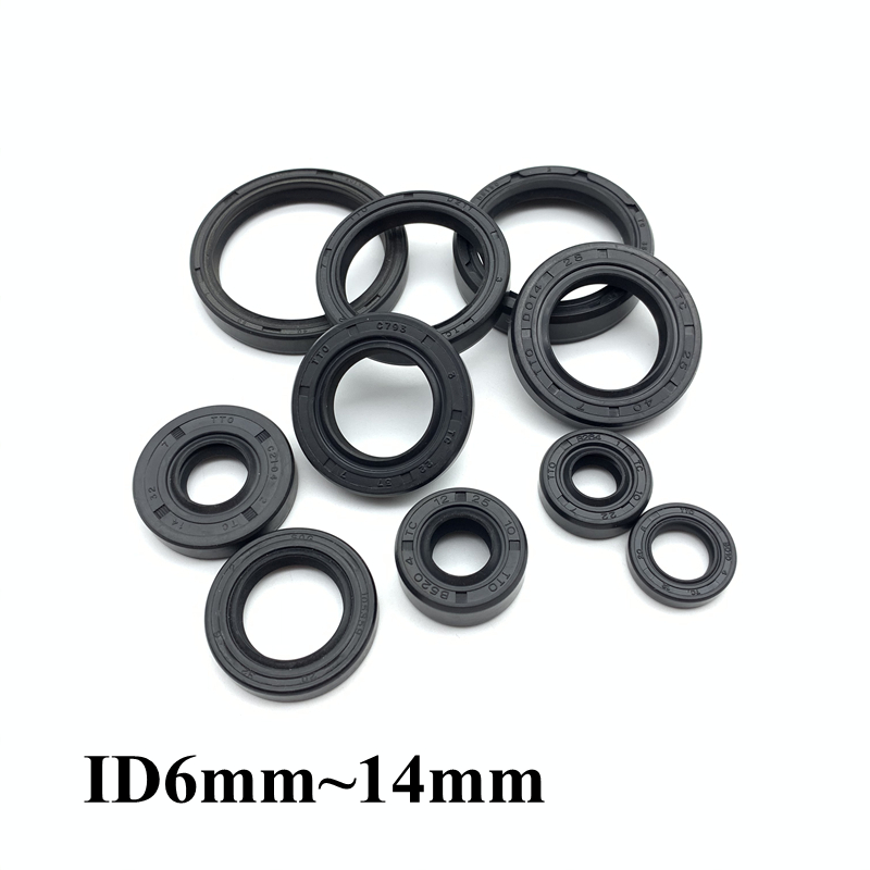 ID: 11 - 14 mm OD: 19mm - 40mm Height: 3mm - 10mm TC/FB/TG4 Skeleton Oil Seal Rings NBR Double Lip Seal for Rotation Shaft