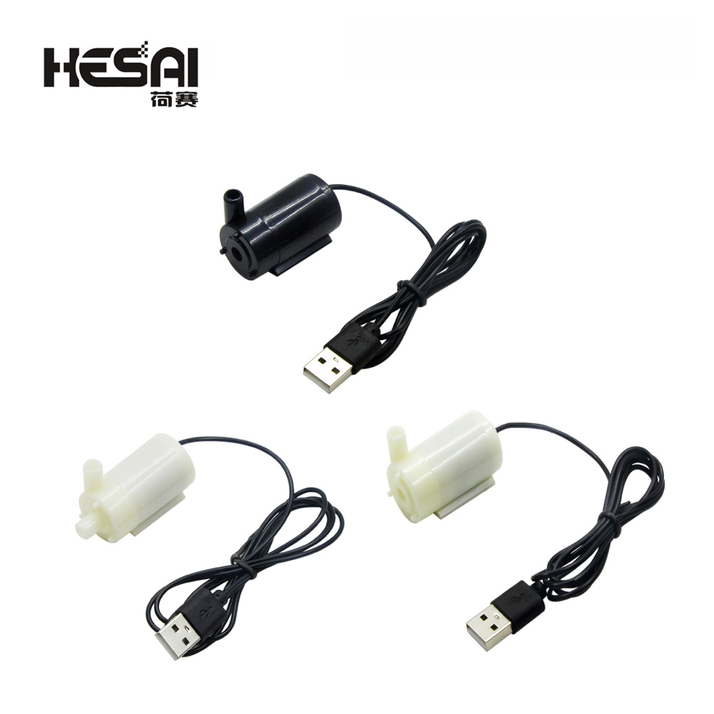 Mini Micro Submersible Water Pump DC 5V USB Low Noise Brushless Motor Pump120L/H
