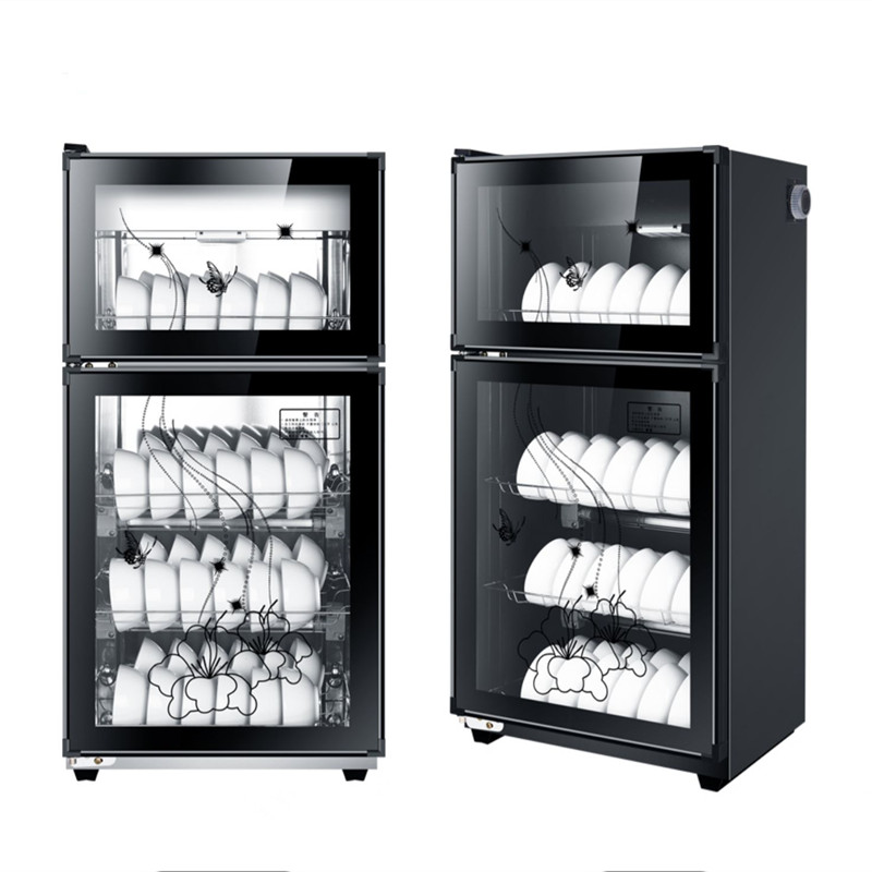 Disinfection cabinet household commercial vertical double door small disinfection cupboard kitchen mini cleaning cabinet