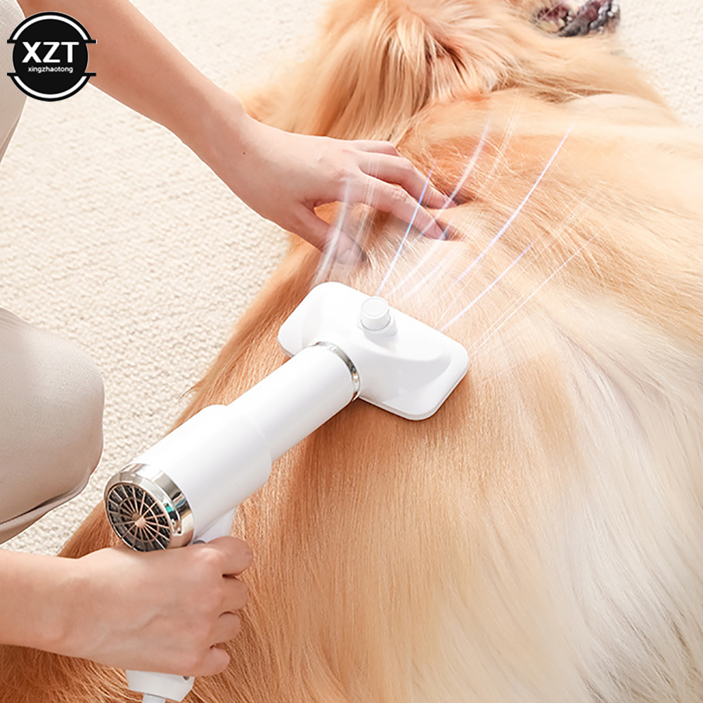 2-In-1 Low Noise Dog Dryer Quiet Dog Hair Dryers and Comb Brush Grooming Kitten Cat Hair Comb Puppy Fur Blower
