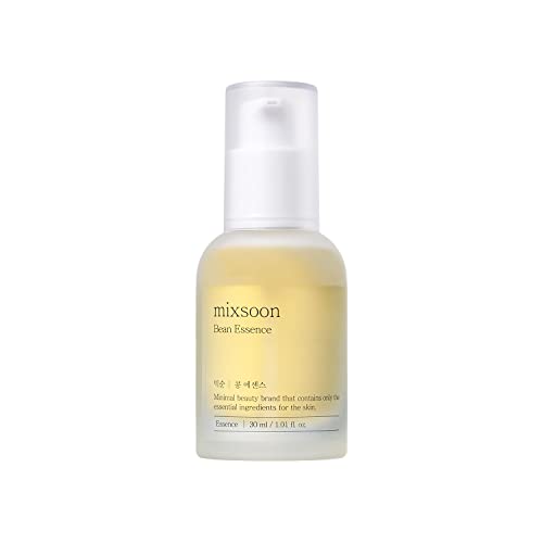 mixsoon Bean Essence, Vegansnail, Exfoliating Essence for face, Hydrating Korean Skin Care,Glassskin 1.01 fl.oz/30ml