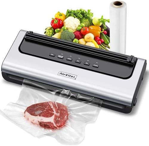 Vacuum Sealer Machine V72 with 6 Different Modes Multifunctional Vacuum Sealer Machine for Storage & Prolong Food Preservation, Sous Vide Matching Sealing Machine Not Include Packaging Bags