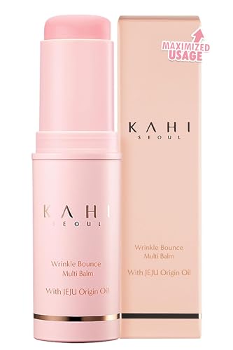 KAHI Wrinkle Bounce Multi Balm - MAX USAGE EDITION | All-in-One Hydrating Balm Eye Cream Stick & Moisture Balm Stick | Daily Korean Skin Care Moisturizer Stick with Salmon-derived sodium DNA (0.32 oz)