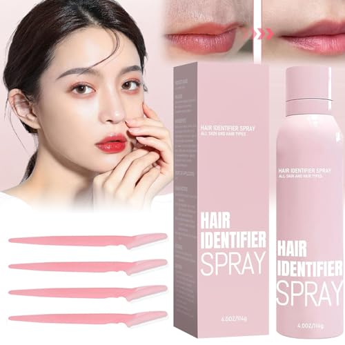 Hair Identifying Spray，Hair Identifier Spray For Face Shaving, Face Hair Identifier Spray, Skin Body Hair Identifying Spray