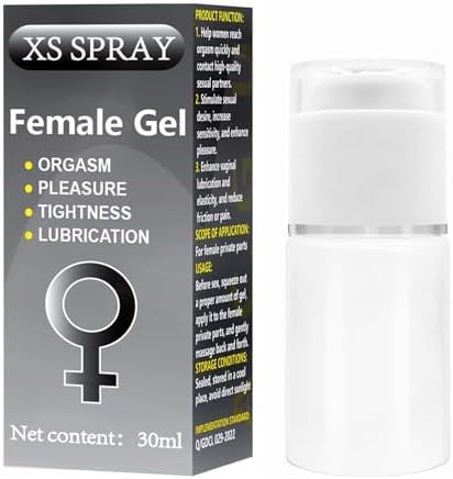 XS Spray-Fast Orgasm Gel,Suitable for Women and Couples-Moisturizing（1.02 fl oz） 30ml (Black)
