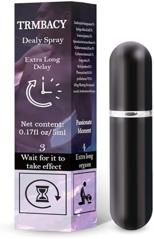 Enhancers - Desensitizing Delay Spray for Men clinically Proven to Help You Last Longer in Bed - Delay Without Losing Pleasure - Delay Sprayer (Black)