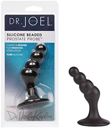 CalExotics Novelties Dr. Joel Kaplan Silicone Prostate Probe, Graduated, Black
