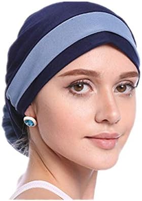 Fashion Hijabs for Women Muslim Soft Head Headwear India Hat Cancer Chemo Turban Wrap Scarf Cap