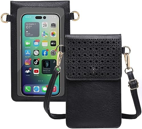 AnsTOP Small Crossbody Bag for Women - Phone Purse Crossbody Cell Phone Purse for Women with 2 Strap
