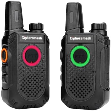 CAP302 Business 16 Channels Two Way Radio License Free Walkie Talkie Dual EzPTT- 2 Pack