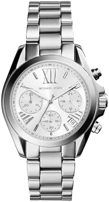 Michael Kors Bradshaw Women's Watch, Stainless Steel Chronograph Watch for Women with Steel or Leather Band
