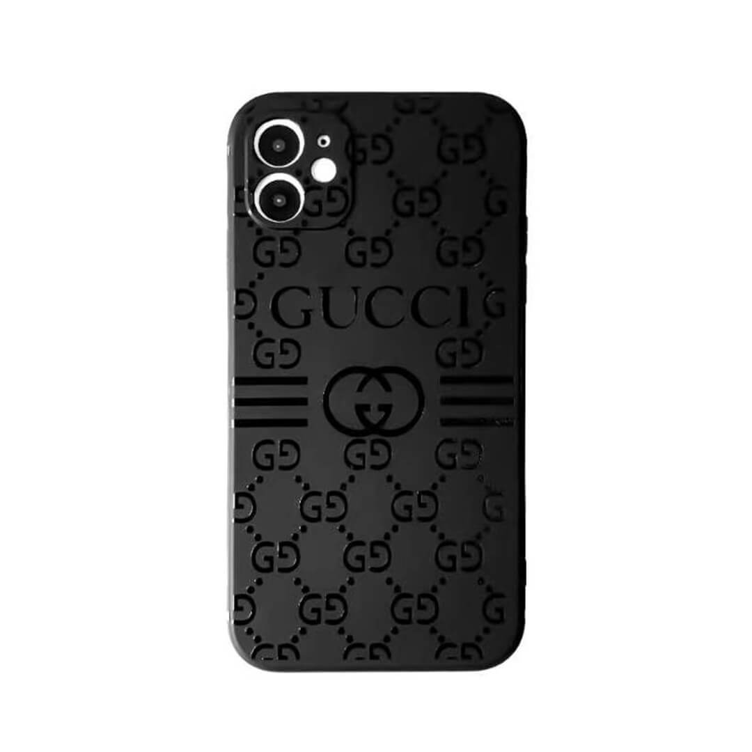 GG Label Total Matte Black iPhone Case