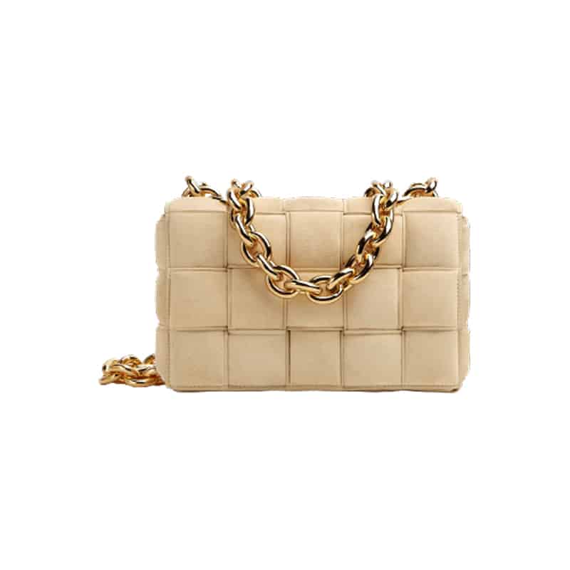 BOTTEGA VENETA WOMEN’S CHAIN CASSETTE IN PORRIDGE – WBV01