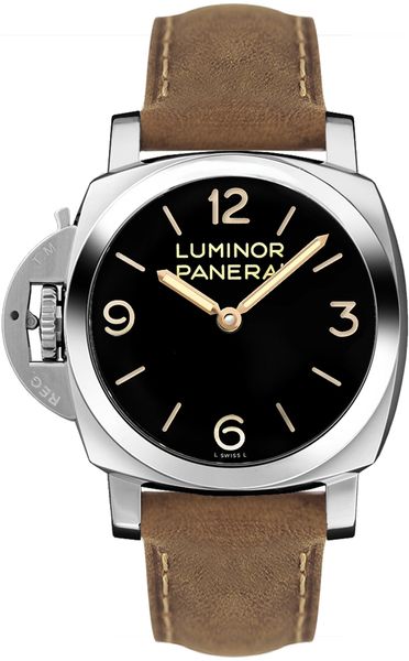 Panerai Luminor Black Dial Left Handed Men’s Watch PAM00557