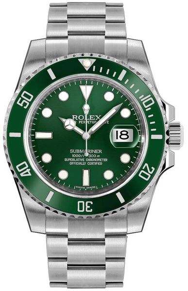 Rolex Submariner Date Hulk Oystersteel Men’s Watch 116610LV