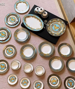 First copy versace home porcelain dinner set
